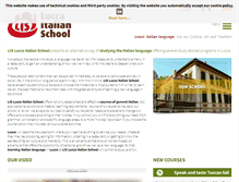 Tablet Screenshot of luccaitalianschool.com